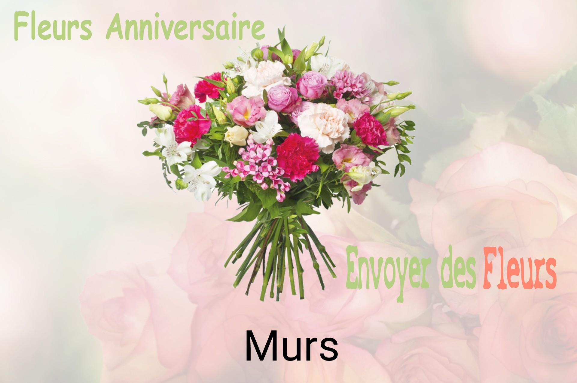 Bouquet de fleurs d’anniversaire livré à Murs