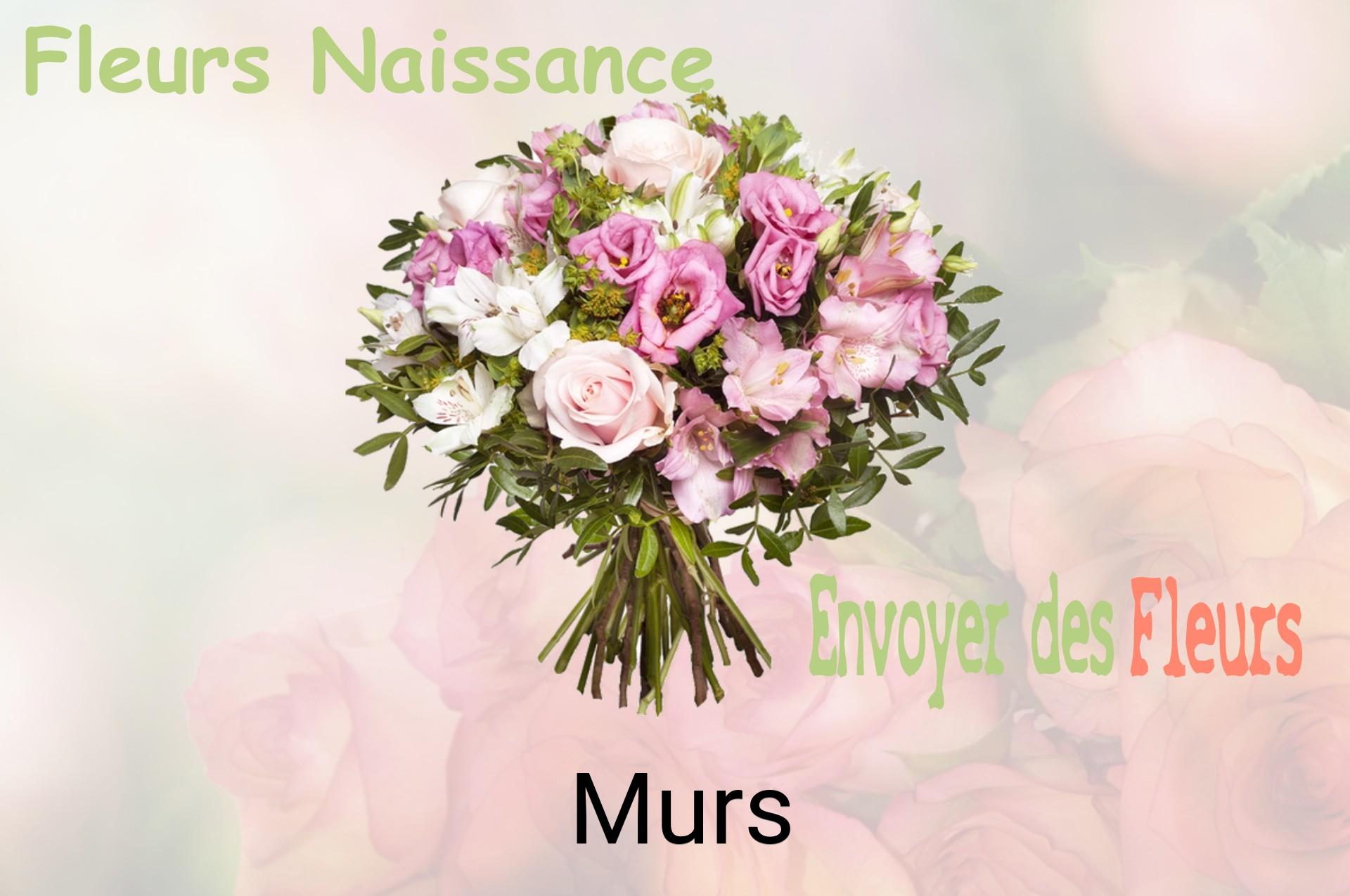 Bouquet de fleurs de naissance livré à Murs